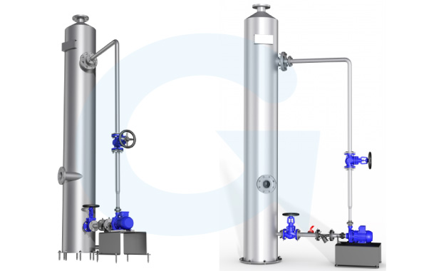 TORRE Y COLUMNA DE ABSORCION CO2